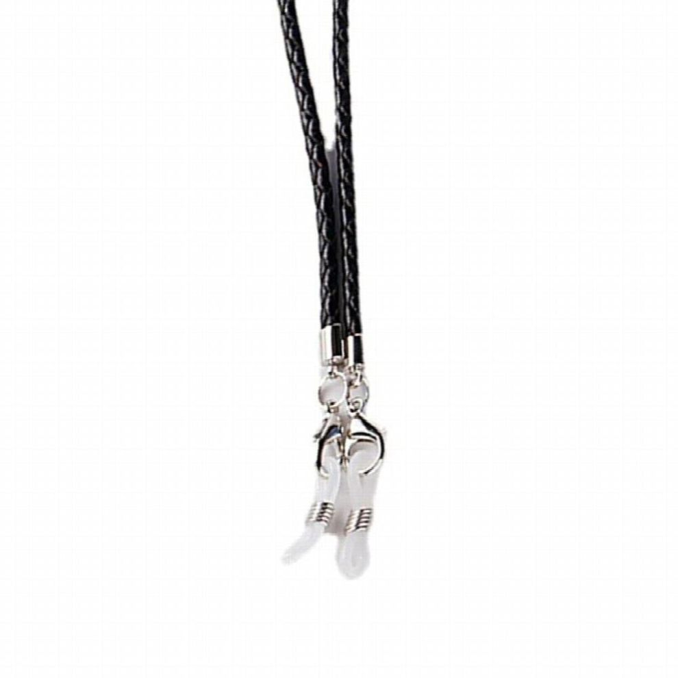 Multicoloured Rope Mask Eye Glasses Chain Pu Leather Hanging Neck Strap Sunglasses Reading Glasses Holder Eyewear Lanyard Retainer