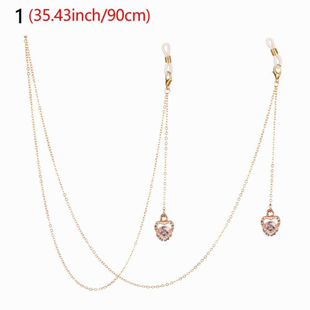 Metal Glasses Chain Frame Necklace Sunglasses Lanyard Non-slip Reading Glasses Frame Strap Glasses Chain