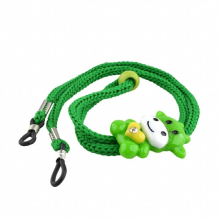 Retail Colorful Kids Nylon Sun Glasses cord AntiSlip child Eyeglasses Strap Neck Cord with adjustable button