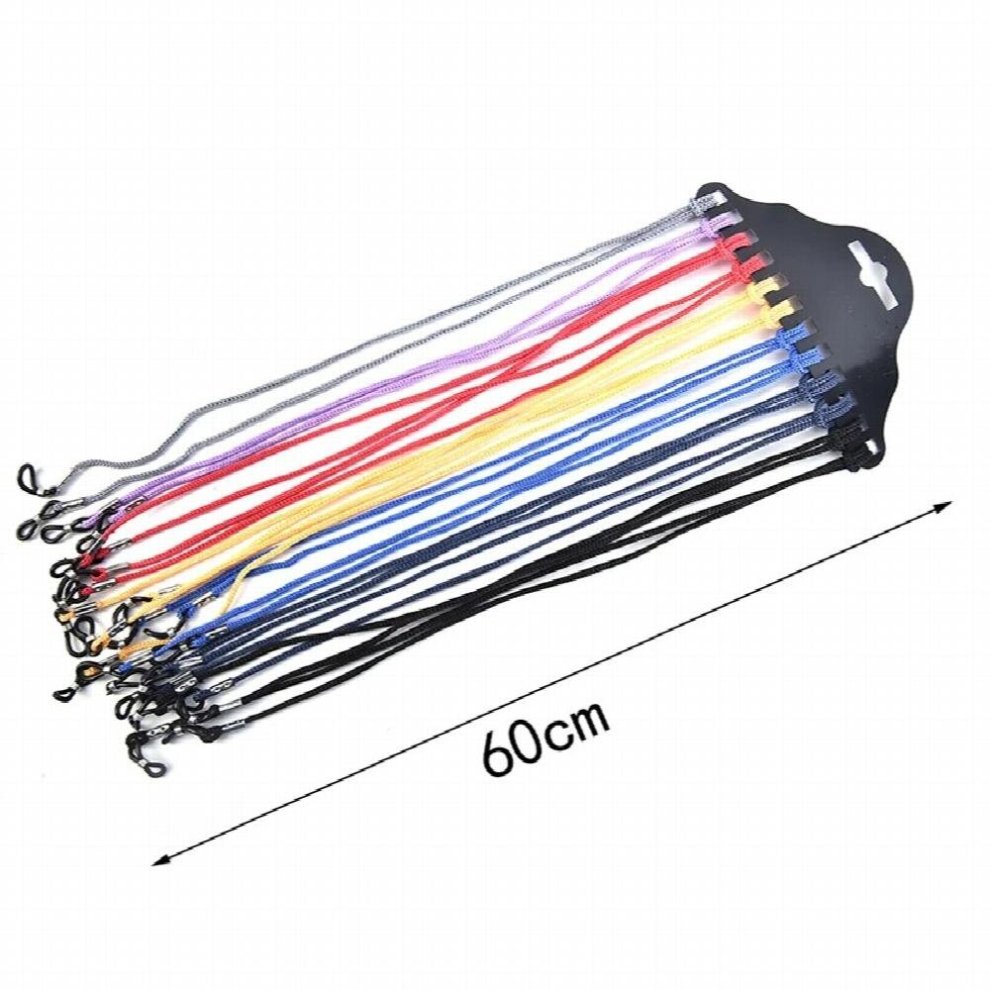 12pcs Adjustable Neck Cord Strap String Landyard Holder For Eyeglass Glasses Sunglasses Multicolor