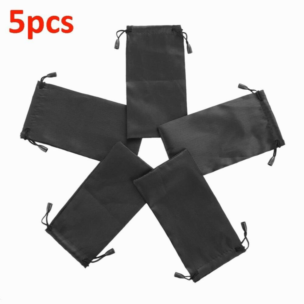 10Pcs Soft Waterproof Sunglasses Bag Drawstring Microfiber Dust proof Pouch Pocket Glasses Carry Bag Portable Eyewear Container