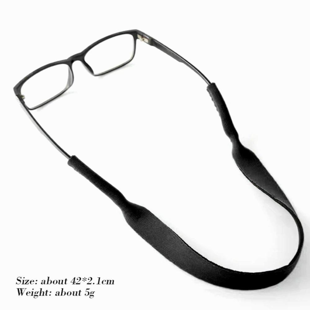 Eyeglasses Lanyard Straps Neoprene Sunglasses String Ropes Glasses Chain Sports Band Holder Elastic Anti Slip Cords 42x2.1cm