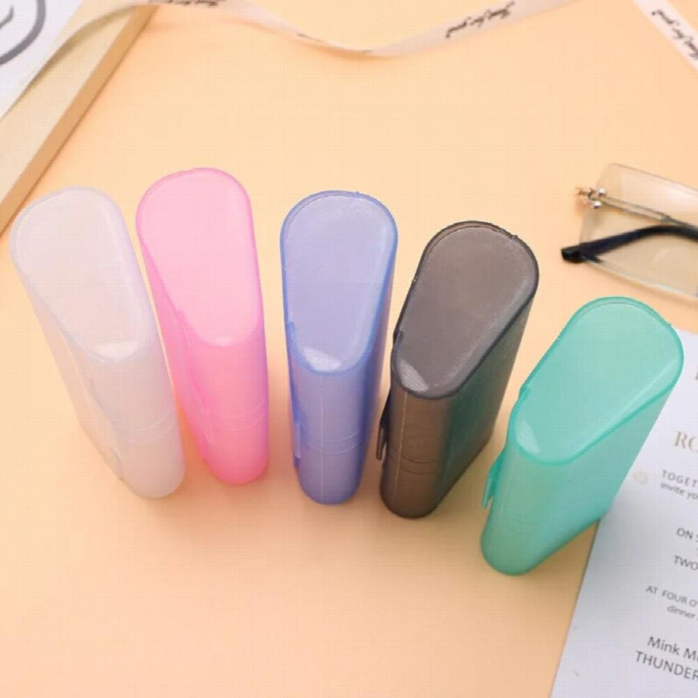 Transparent Glasses Case Portable PVC Plastic Colored Glasses Case Sunglasses Presbyopia Glasses Storage Box Eyewear Accessories