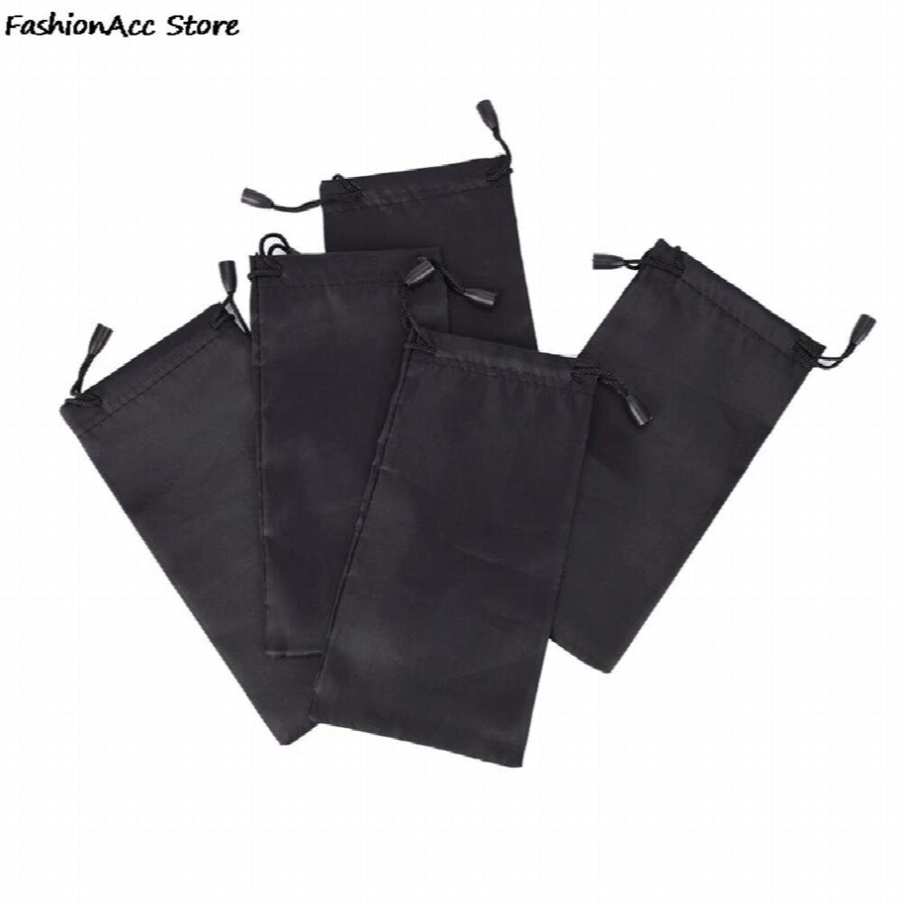 1Pcs Eyeglasses Sunglasses Pouch Carry Bag With Protection Soft Microfiber Wipe Cloth
