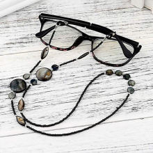 Shell Beads Glassess Chain Naisten lukulasit ketju aurinkolasit Cord silmälasit Lanyard haltija hihna silmälasit