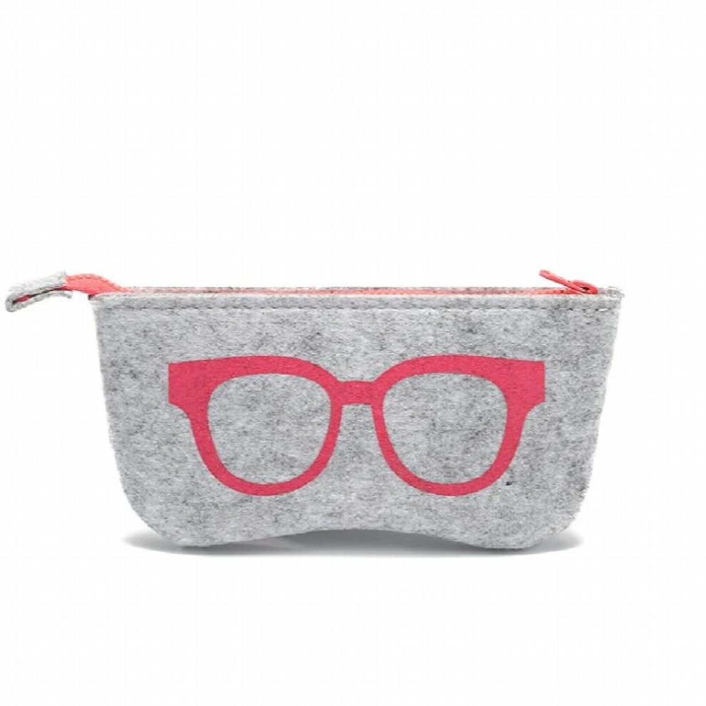 Top-grade Felt Cloth Sunglasses Box Women High Fabric Glasses Case Eyeglasses Box Eyewear Accessories