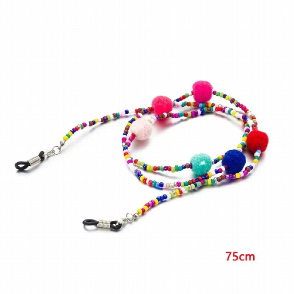 Acrylic Bead Crystal Glasses Neck Strap Chain string for Eyeglasses Beads Necklace Sunglasses Cord Rope Lanyard