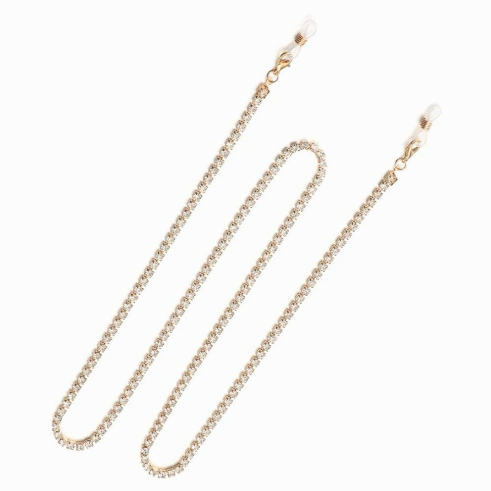 Pearls Sunglasses Chains for Women Metal Charms Eyeglasses Lanyard Necklace Glasses Holder Strap Cord Eyewear Retainer