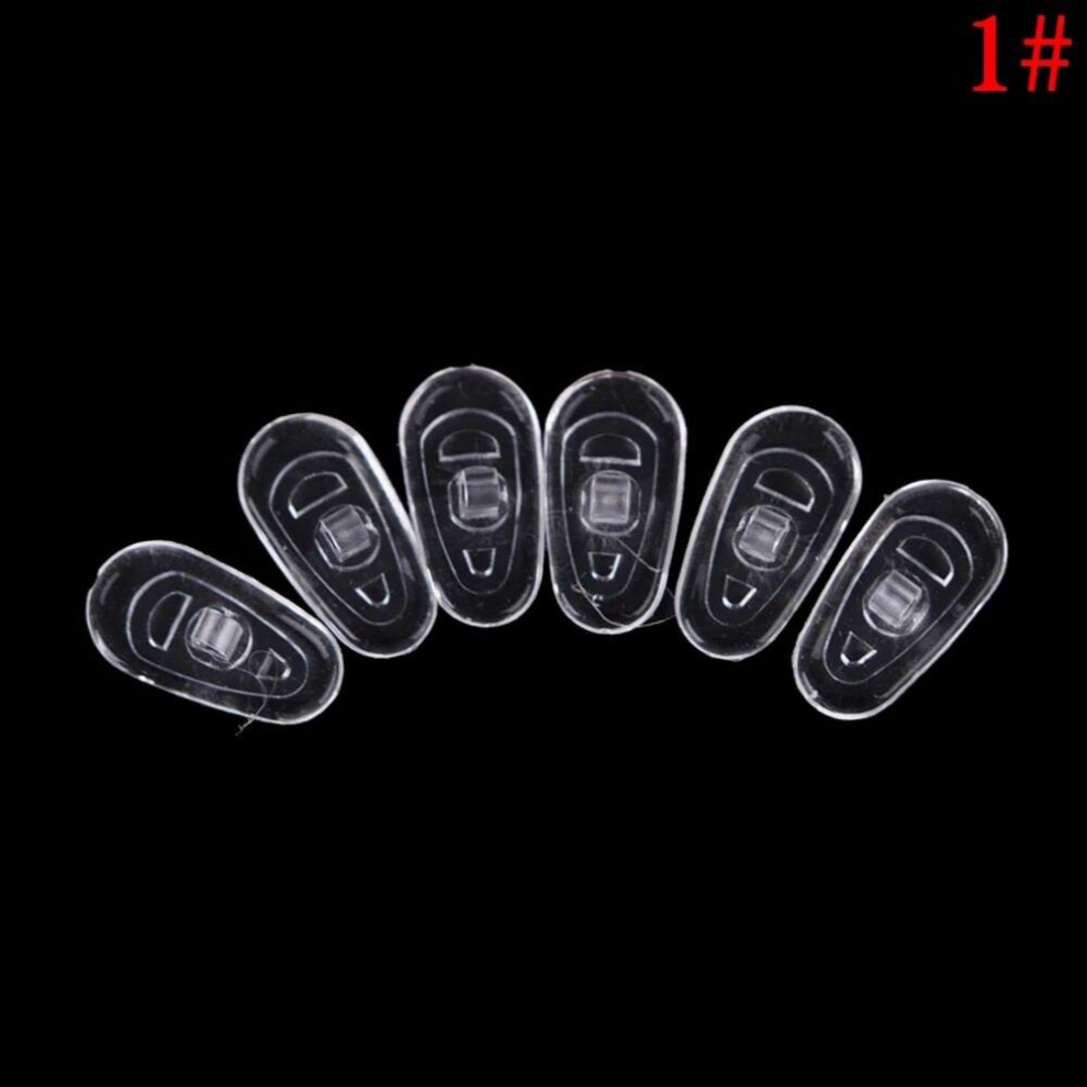 Multicoloured 5 Pairs/Lot Non-Slip Silicone Nose Pad For Glasses Eyeglasses Sunglass