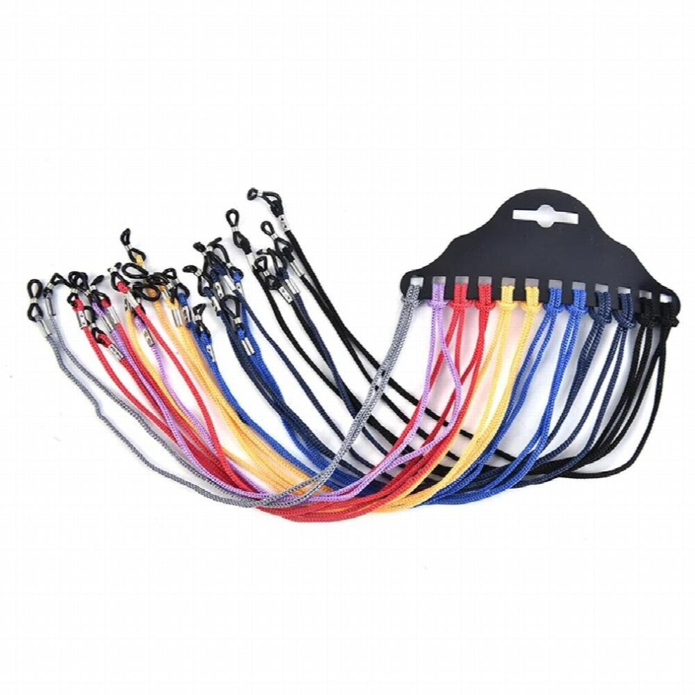 1/12pcs/Lot Multicolor Nylon Glasses String Cord Holder Sunglasses For Tavel Eyeglasses Lanyard Neck Rope Strap