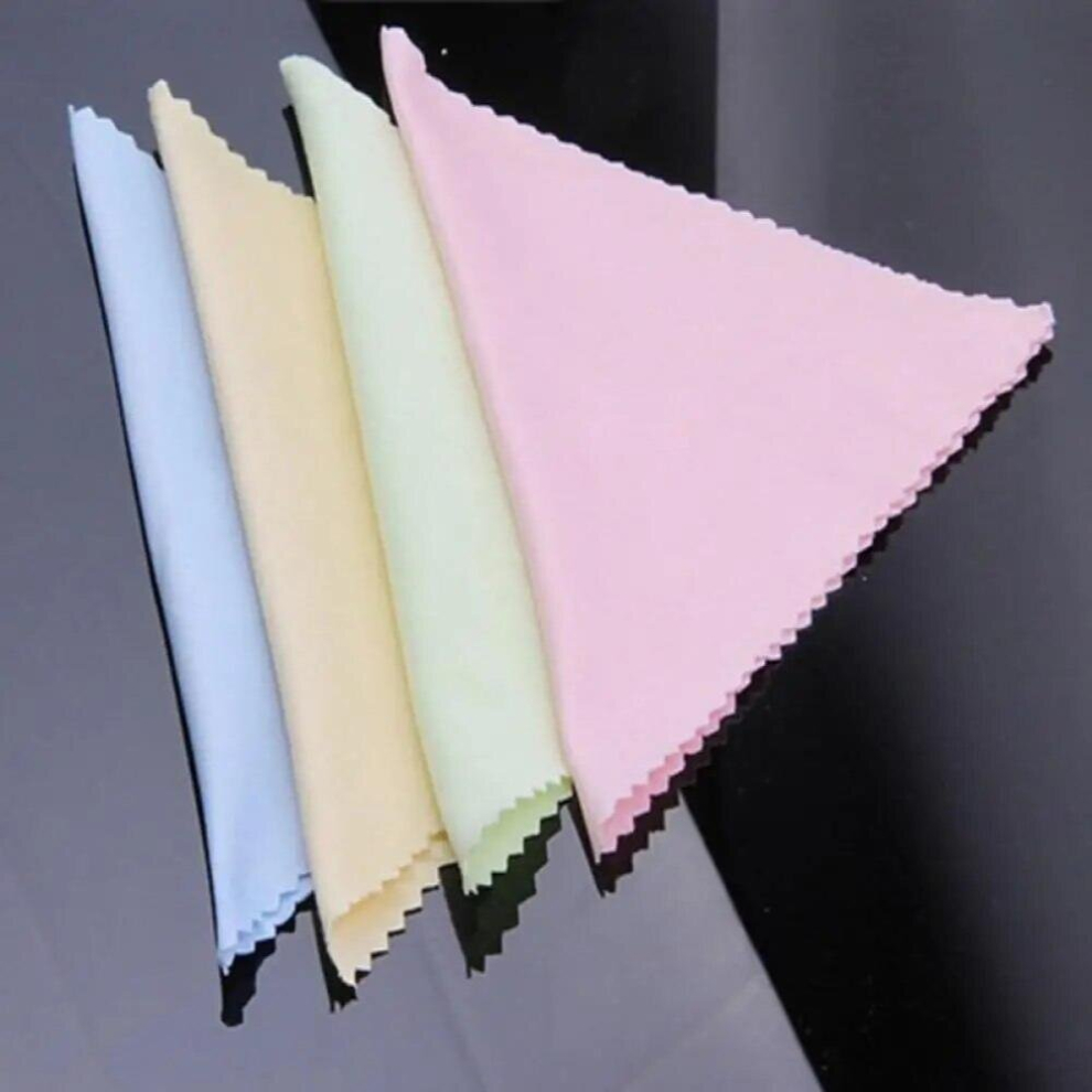 Multicoloured 10Pcs Cleaner Clean Glasses Lens Cloth Wipes For Sunglasses Microfiber Eyeglass Cleaning Cloth For Camera Computer Random