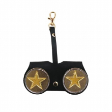 Cartoon Portable Glasses Bag With Pressure-resistant Sunglasses Clip Protective Sleeve Hanging Creative Glasses Holder