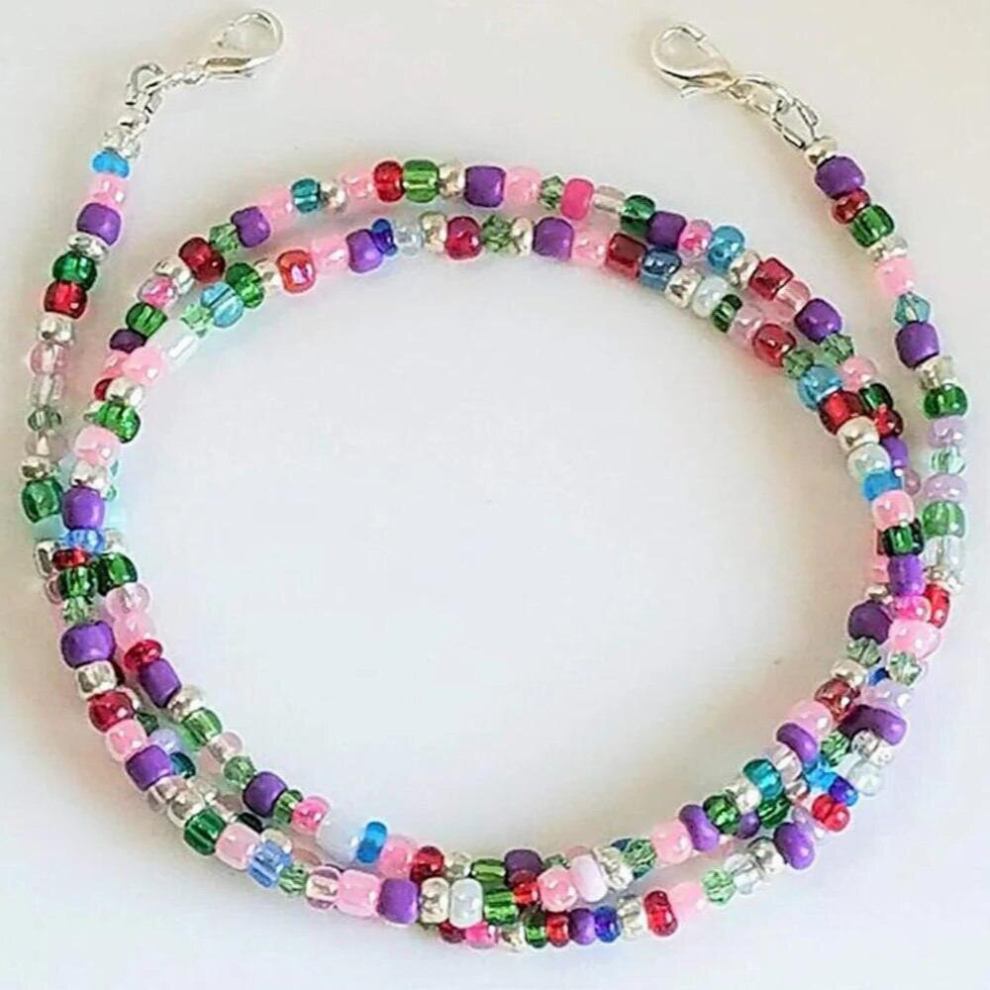 Reading Glasses Chain Retro Beads Eyeglass Sunglasses Spectacle Cord Neck Strap String Mask Chain Eye wear