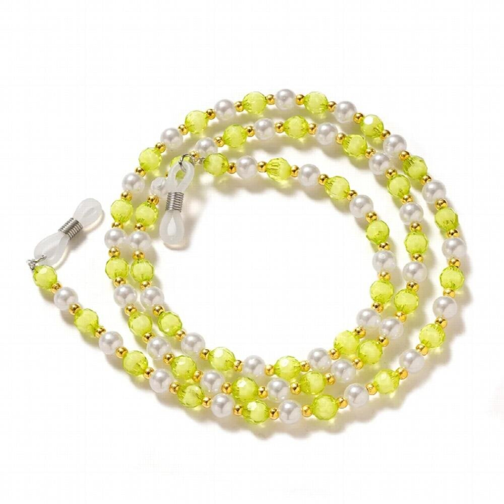 Beaded Glasses Chain Non-slip Sunglasses Chains for Women Acrylic Eyeglasses Lanyard