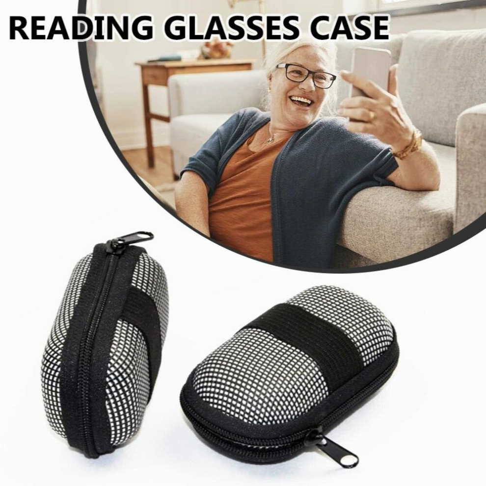 ????? ??? ????? ??????? Folding Glasses Case Waist Hanging Hard Sunglasses Eyeglass Container Meta Box Sunglasses Case Neutral