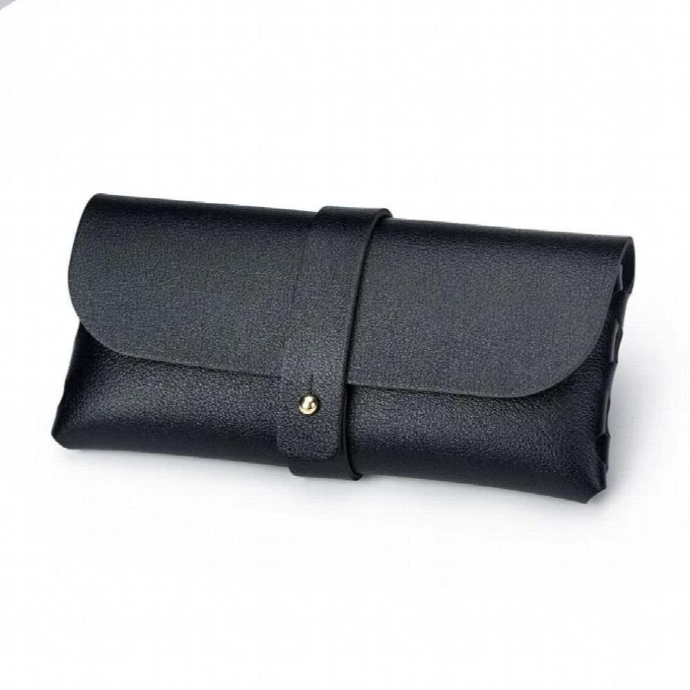 Leather Glasses Box PVC Nail Buckle Soft Bag Sunglasses Box Eyewear Accessories Glasses Case