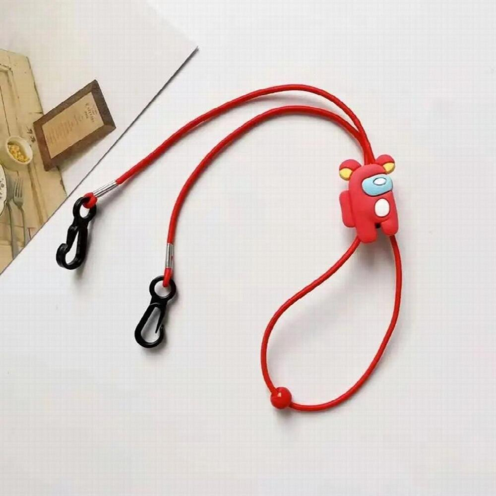Kids Mask Chain Anti-lost Cartoon Spaceman Sunglasses Lanyard Creative Nylon Elastic Glasses Strap Holder Jewelry Gift