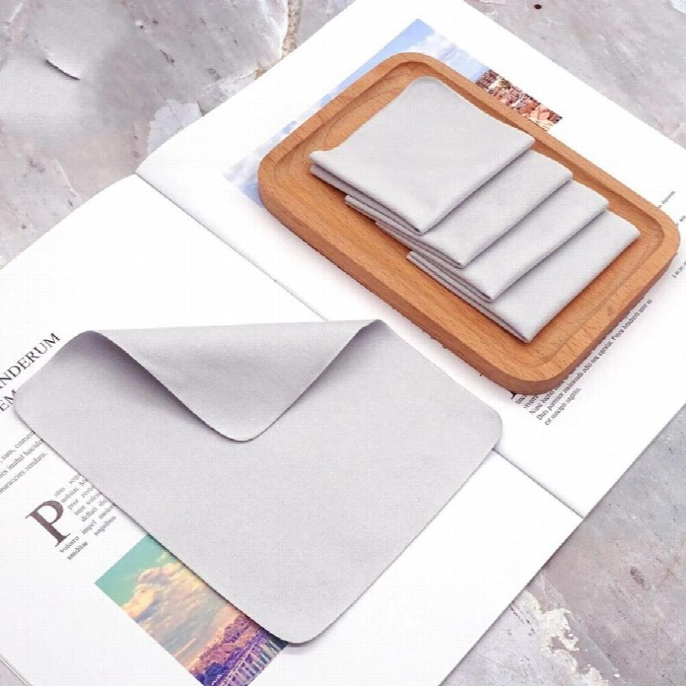 Multicoloured 5Pcs/Lot Gray Cleaner Clean Glasses Lens Cloth Wipes For Sunglasses Suede Eyeglass Cleaning Cloth For Camera Computer Wipe