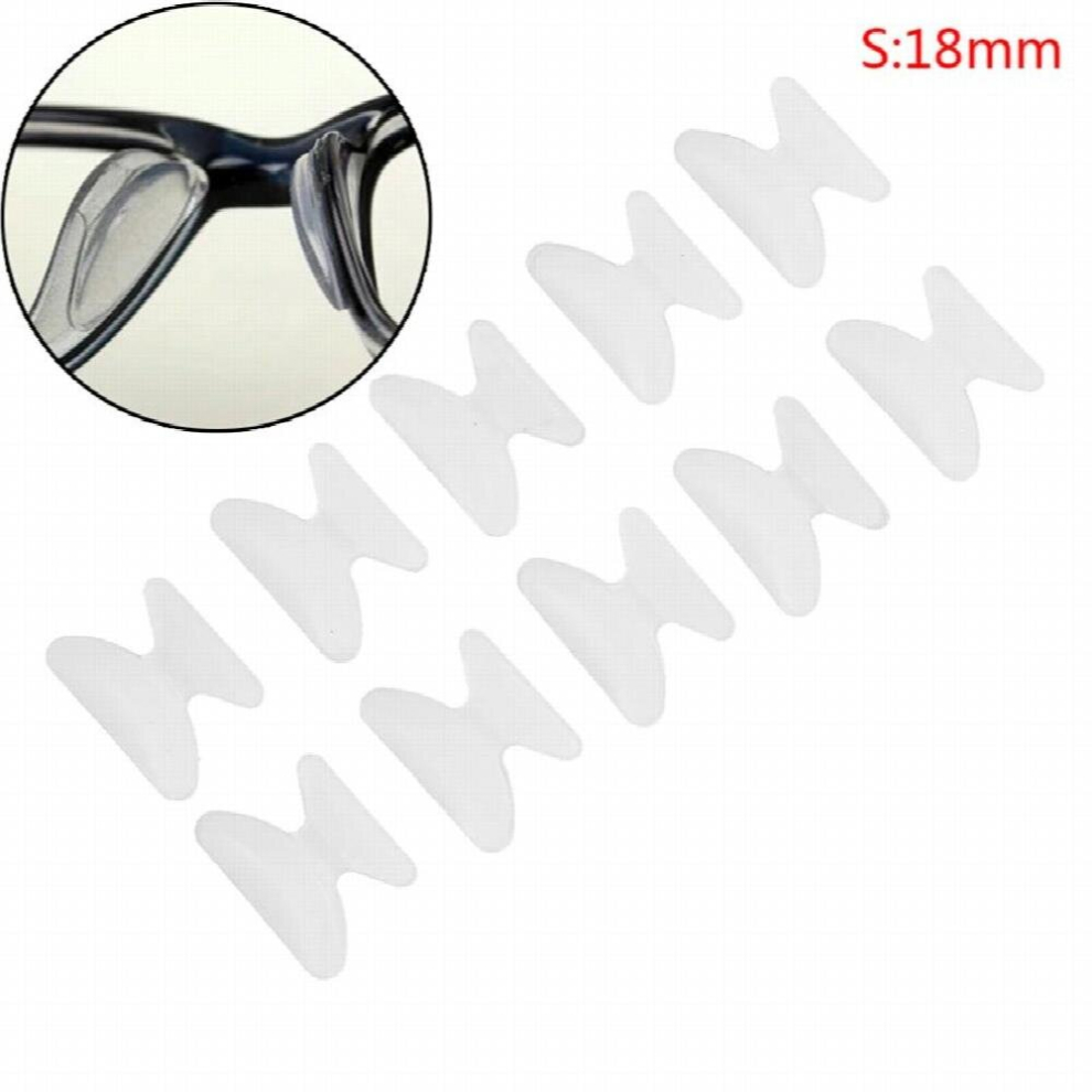 Multicoloured 5 Pairs Non-Slip Silicone Glasses Eyeglasses Sunglass Nose Pad 2.5Mm/1.8Mm