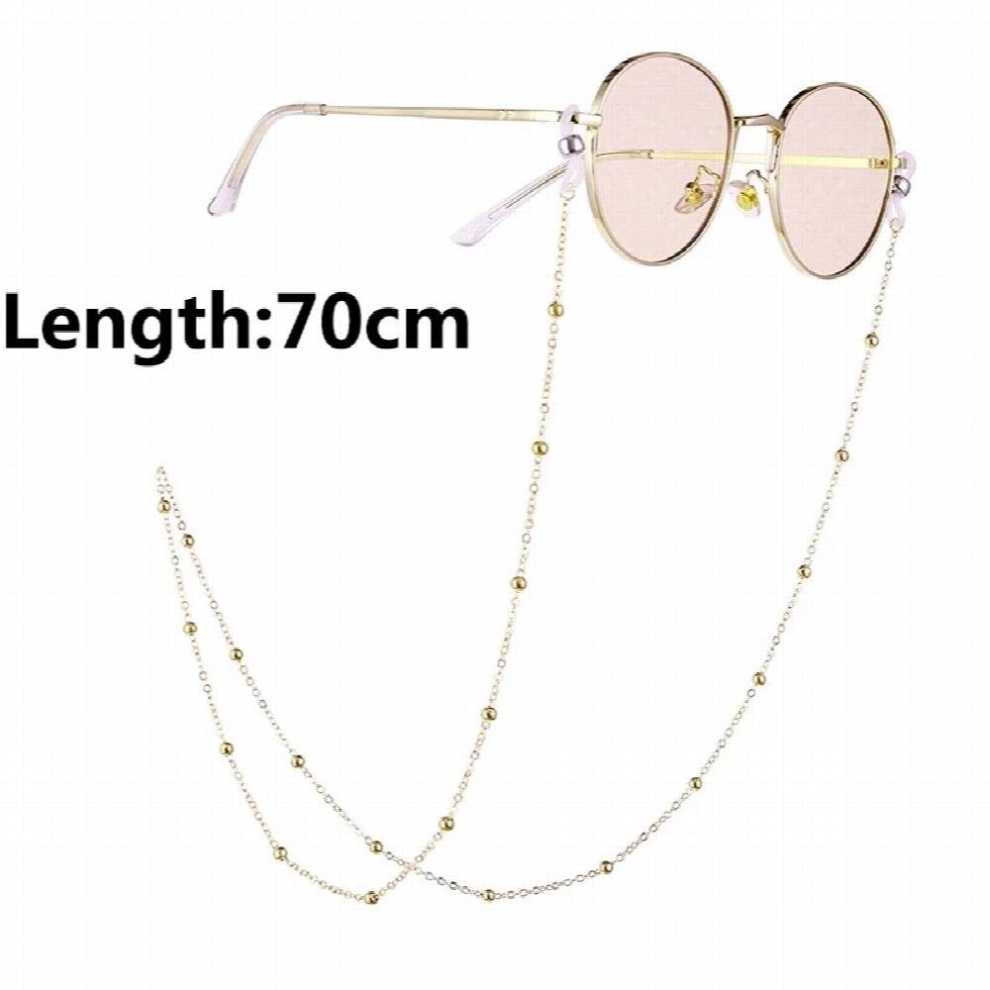 Womens Eyeglass Chains Sunglasses Reading Beaded Glasses Chain Eyewears Cord Holder Neck Strap Rope