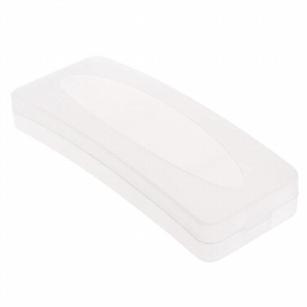 Durable Plastic Transparent Sunglasses Case Clip On Glasses Box Eyewear Protector
