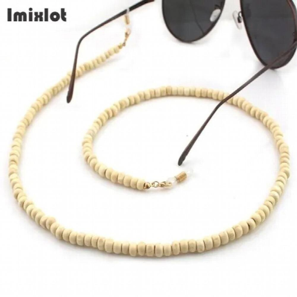 Wooden Beads Glasses Chain for Women Non-slip Eyeglasses Cords Sunglasses Strap Women Eyeglass Accessories