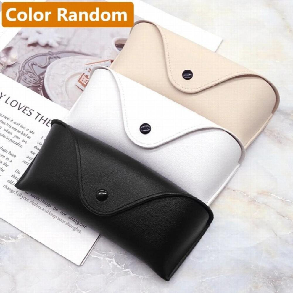 PU Leather Eyewear Cases Cover for Sunglasses Womens Eyeglasses Case Men Reading Glasses Box with Metal Buckle Eyewear Cases
