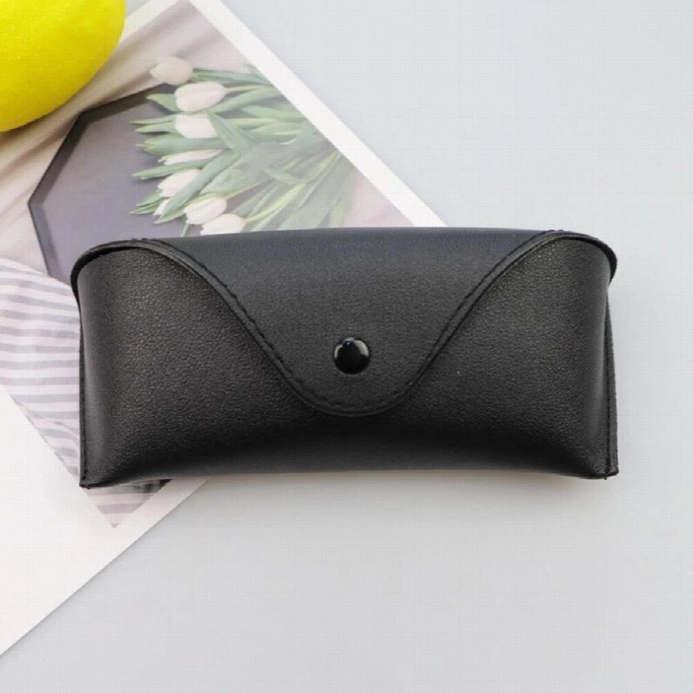 Durable Leather Eye Glasses Sunglasses Hard Case Convenient Lightweight Protector Box Solid Pouch Bag Easy To Carry