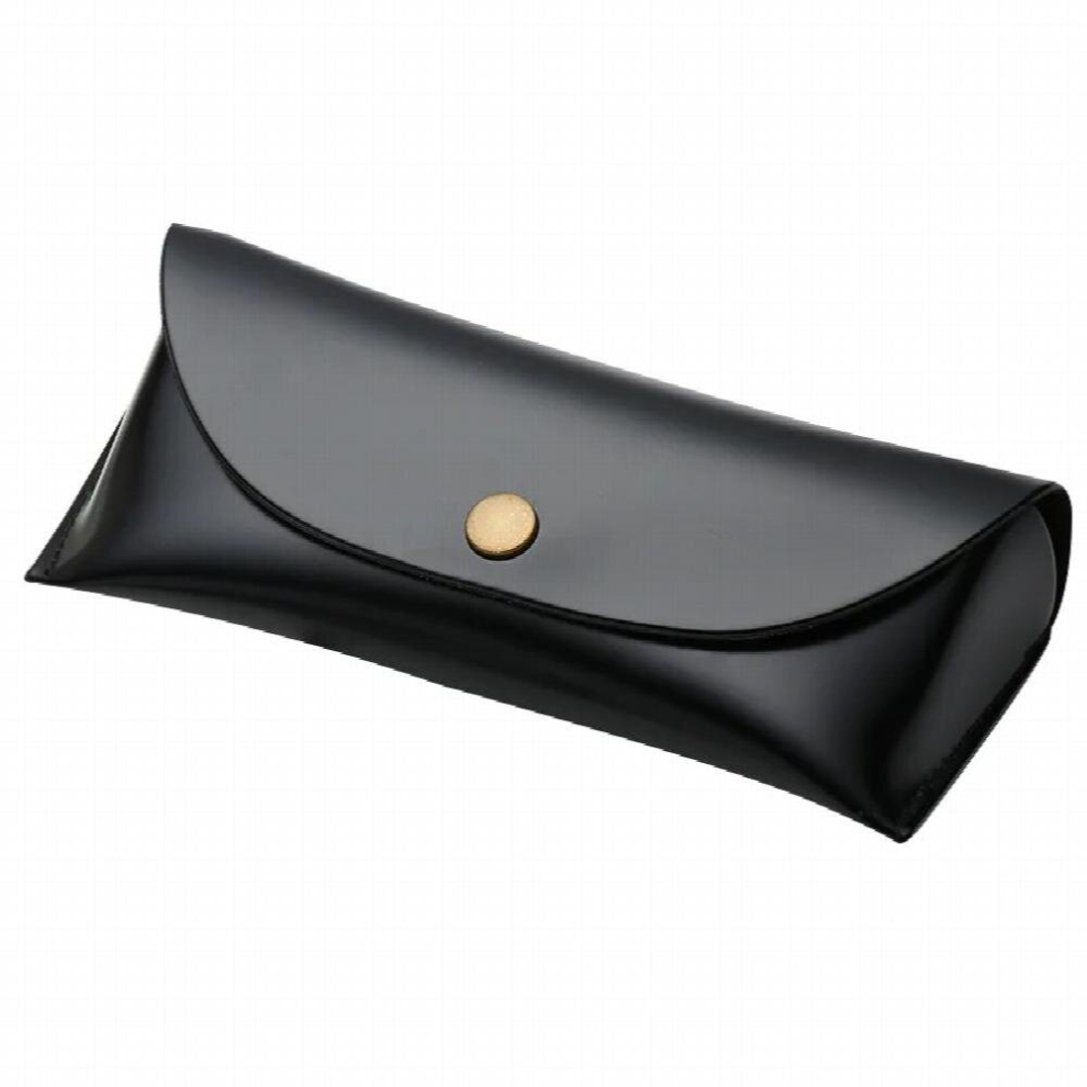 Black Portable Magnetic Leather Glasses Case For Eyeglass Sunglasses Pu Leather Glasses Case Cover Sunglasses Glasses