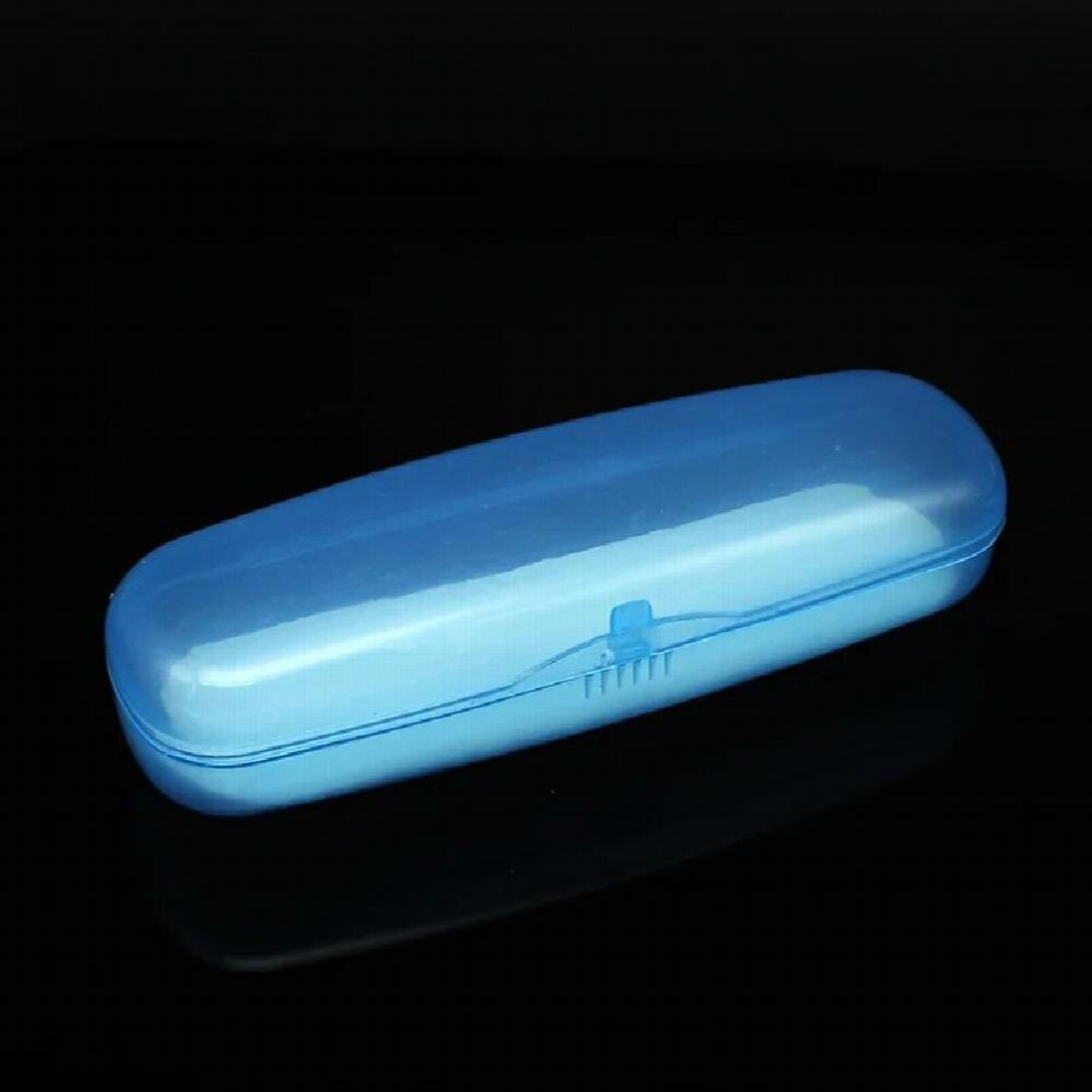 Multicoloured Transparent Plastic Shell Eye Glasses Sunglasses Protector Hard Case Box Portable Eyeglasses Holder