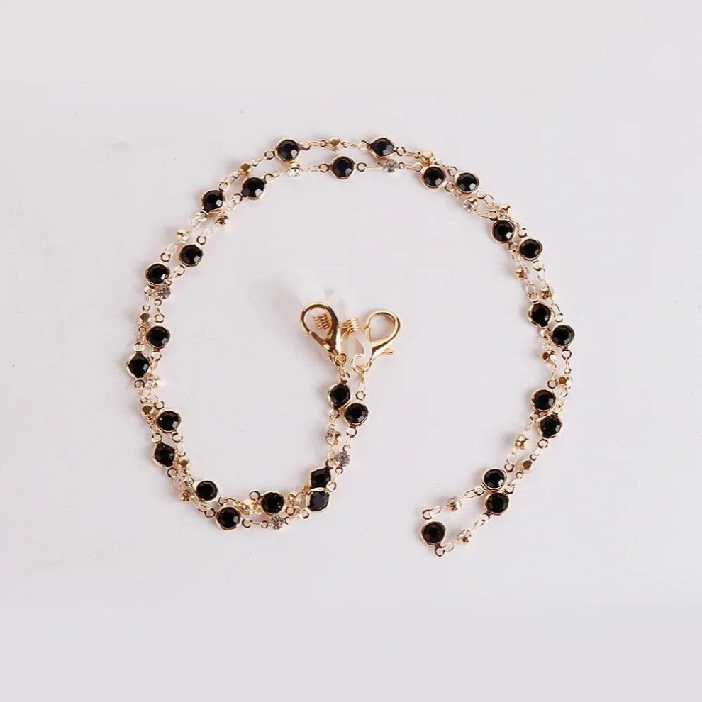 Colorful Crystal Bead Glasses Chain Mask Cord Holders Eyeglass Holder For Women Eyewear Straps Sunglasses String