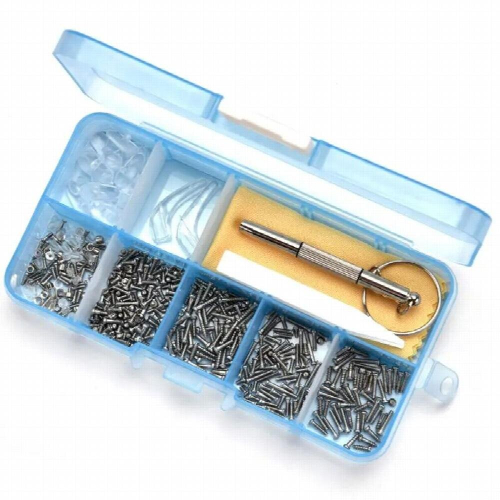 Glasses Sunglasses Eye Glass Repair Kit Screws Nuts Pads Optical Repair Tool Set 2Xpc 885672065768