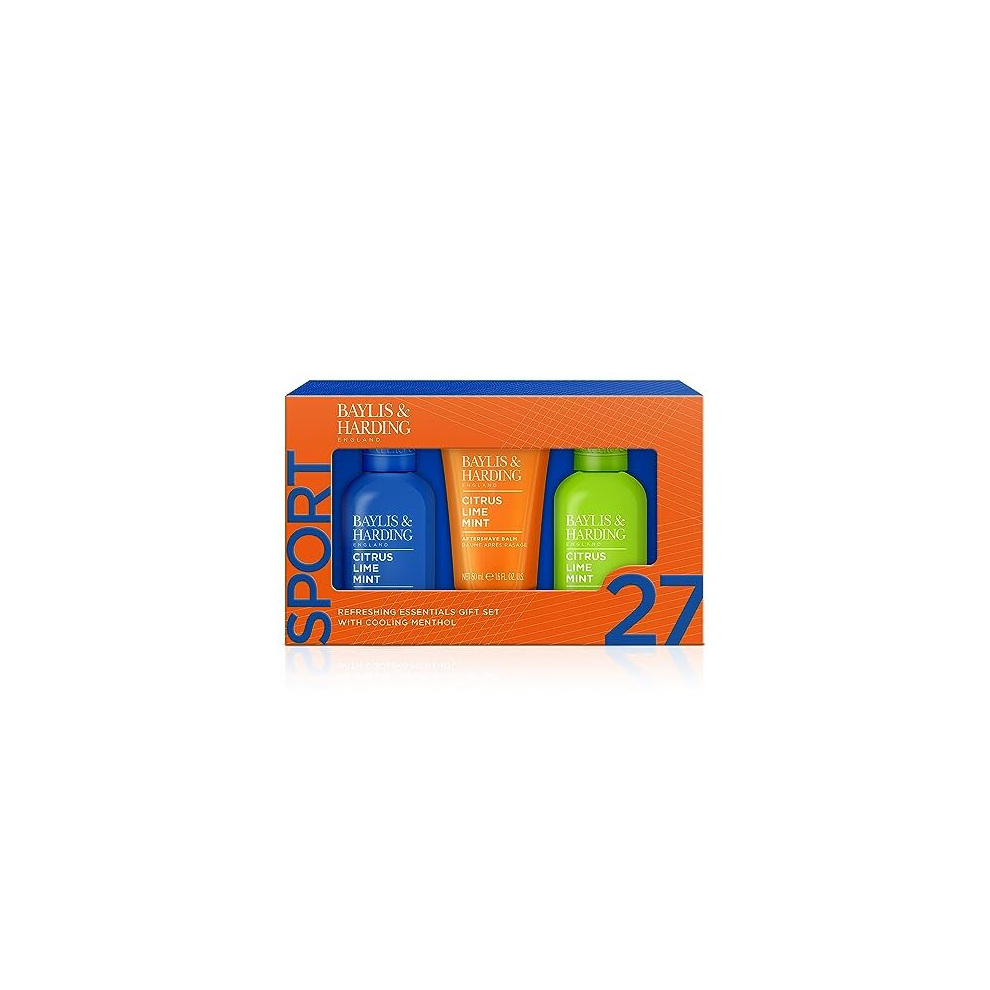 Citrus, Lime & Mint Men's Refreshing Essentials Trio Gift Set - Vegan Friendly