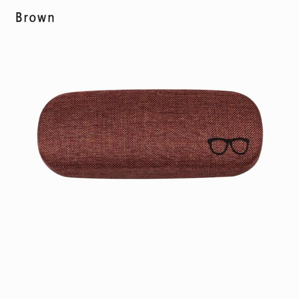 Men Women Kids Leather Eye Glasses Unisex Eyeglasses Case Hard Shell Protector Reading Eyewear Case Sunglasses Box Case
