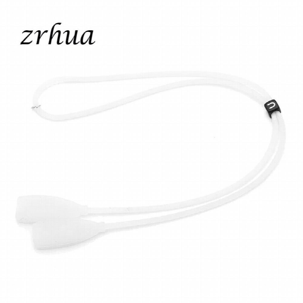 White Zrhua Glasses Holding Wearing Chian Adjustable Sunglasses Neck Cord Strap Eyeglass Glasses String Lanyard Sunglasses Accessories