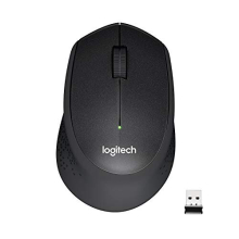 M330 SILENT PLUS Wireless Mouse, 2.4GHz with USB Nano Receiver, 1000 DPI Optical Tracking, 2-year Battery Life, Compatible with PC, Mac, Laptop,