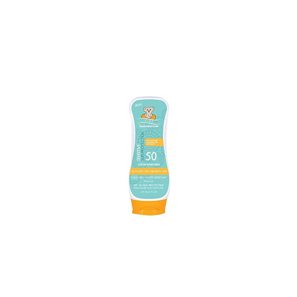 - Kids Sunscreen Lotion SPF 50 237 ml White