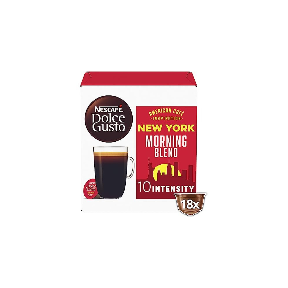 Nescafe Nescafé Dolce Gusto | New York Morning Blend | 18 Capsules | 3 Packs | 54 Cups - Image 3