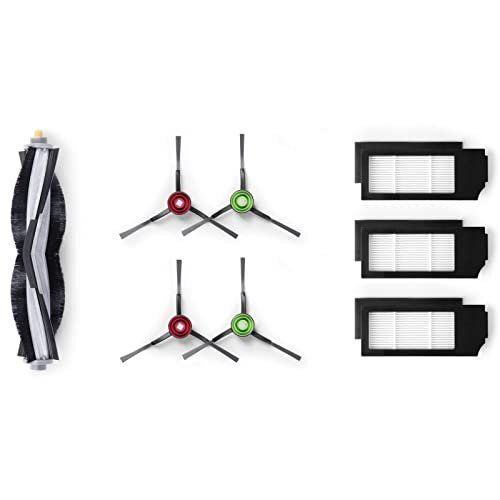 Ecovacs Accessory Pack (Replacement Brushes and Filters) for DEEBOT Omni (Black) Turbo X1 Plus, White
