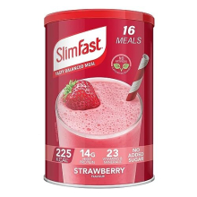 Balanced Meal Shake, Healthy Shake for Balanced Diet Plan with Vitamins and Minerals, High in Fibre, Meal Replacement, Strawberry Flavour, 16 Servings