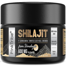 Shilajit Resin Gold Standard Shilajit - 600mg Himalayan Shilajit Blend with Ayurvedic Herbal Extracts, High Levels of Fulvic Acid, Supports Energy and