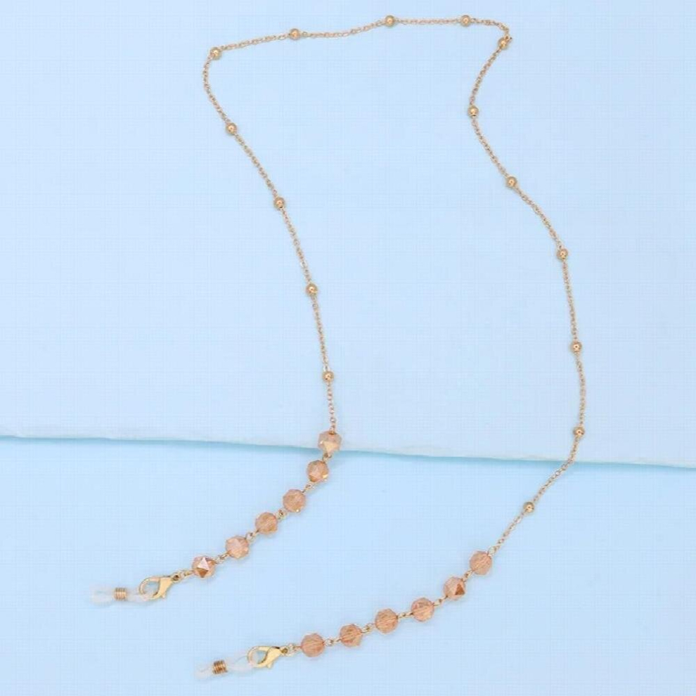Womens Glasses Chain Beads Face Mask Chain Holder Anti-Drop Reading Sunglasses Chain Lanyard Eyeglasses Jewelry