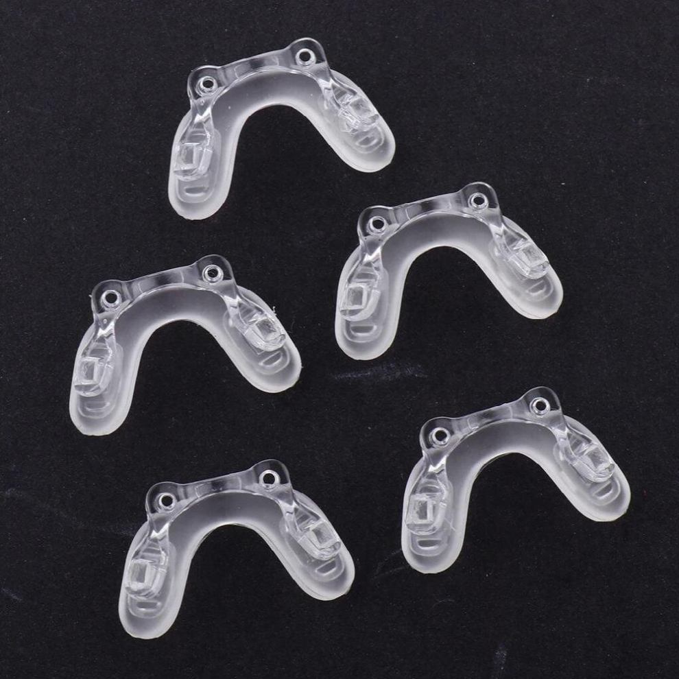 Multicoloured 5 Pairs Kids Eyeglasses Nose Pads Glasses Silicone Nose Pads Non-Slip Thin Nosepads For Glasses Sunglasses