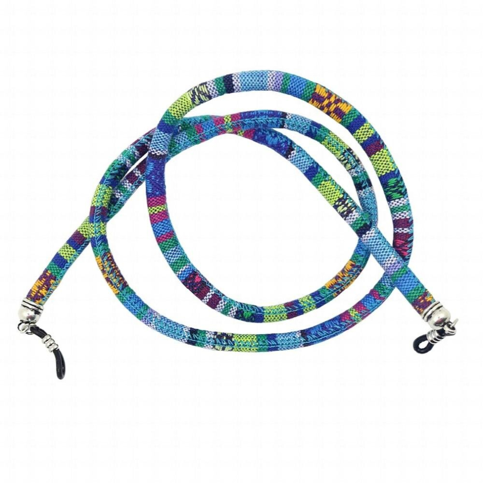 Multicolor Ethnic Style Eyeglass Round Rope Chain Bohemain Coarse Cotton Sunglasses Holder Retainer Decoration