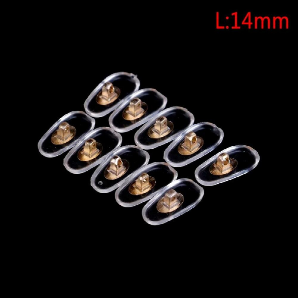 Multicoloured 5 Pairs Nose Pads Silicone Screw On For Glasses Sunglasses Spectacle Nosepad Neus Pad