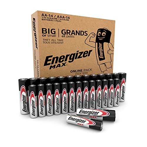 Energizer Max AA+AAA Batteries, Alkaline, (28 Pack) Combo Pack