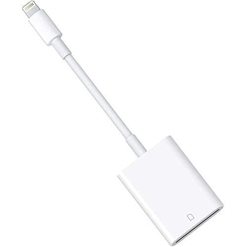 [Apple MFi Certified] SD Card Reader for iPhone/iPad,Lightning to SD