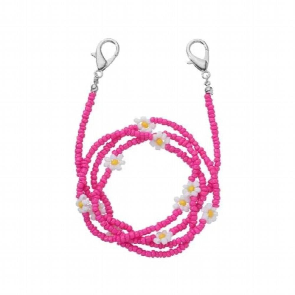 Holder Sunglasses Chain All-match Holder Eyeglasses Chain Flower Bead Glasses Chain Reading Glasses Holder Daisy Beaded