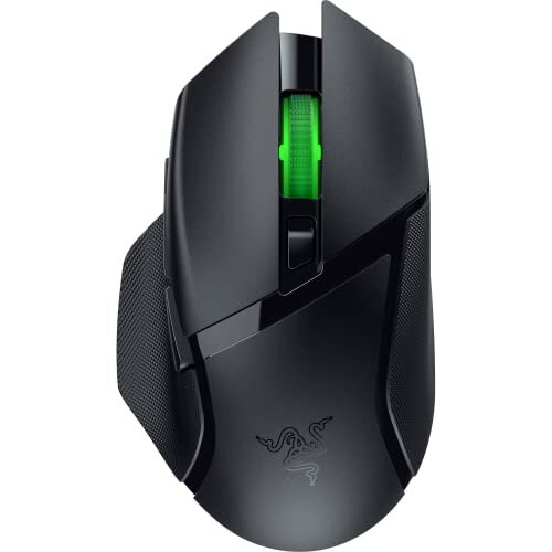 Razer Basilisk V3 X HyperSpeed - Customizable Wireless Gaming Mouse (Iconic Ergonomic Form with 9 Customisable Controls, HyperSpeed Wireless, 5G Advanced