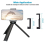 Lightweight Mini Tripod for Camera/Phone/Webcam, Extendable Tripod Stand Compatible with NexiGo Logitech Webcam C920 C922 Brio iPhone/Android/Camera, 3
